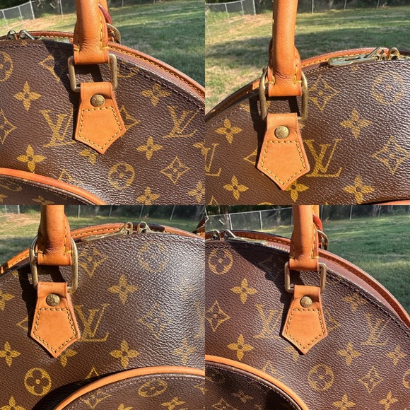 Louis Vuitton Ellipse MM Handbag w/ COA MI0958 Monogram Canvas Preloved - Picture 11 of 13